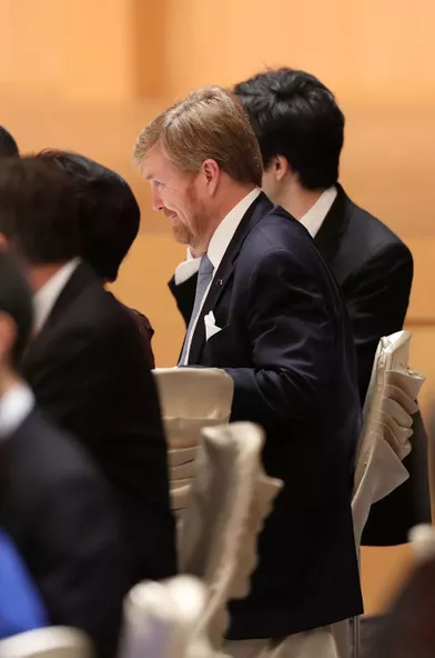 Le roi Willem-Alexander des Pays-Bas, à Tokyo le 23 octobre 2019
