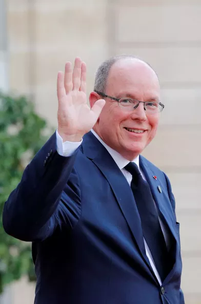 Le prince Albert II de Monaco au Palais de l'Elysée à Paris, le 30 septembre 2019