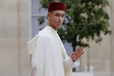 Le prince Moulay El Hassan du Maroc au Palais de l'Elysée à Paris, le 30 septembre 2019