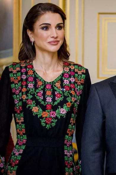 La reine Rania de Jordanie, le 20 mars 2018