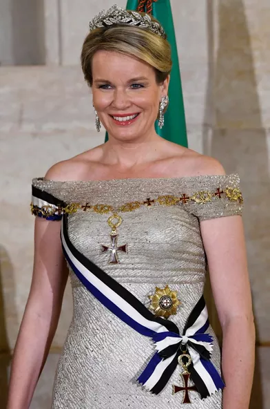 La reine des Belges Mathilde, le 22 octobre 2018