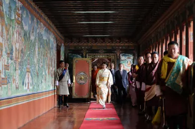 La princesse Mako du Japon à Thimphou, le 1er juin 2017
