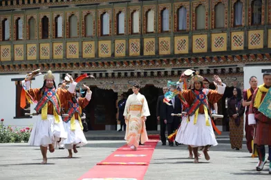 La princesse Mako du Japon à Thimphou, le 1er juin 2017