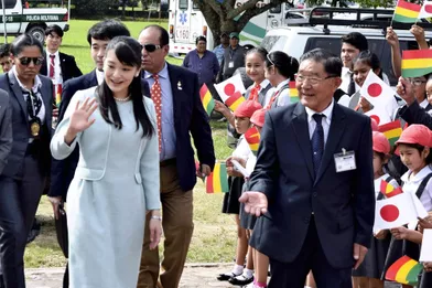 La princesse Mako du Japon à San Juan en Bolivie, le 18 juillet 2019