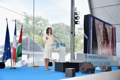 La reine Rania de Jordanie, le 26 août 2015