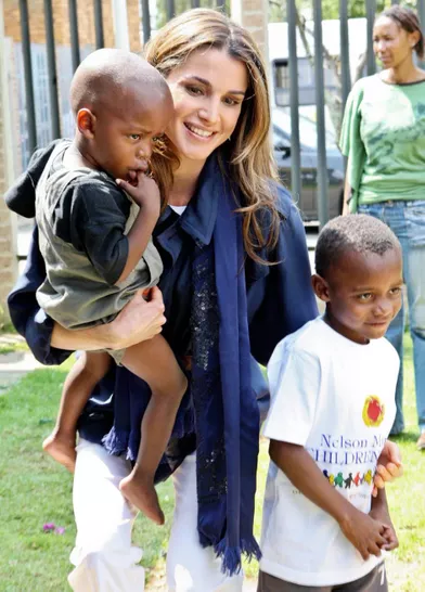 La reine Rania de Jordanie, le 26 mars 2009