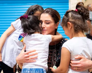 La reine Rania de Jordanie, le 1er mai 2019
