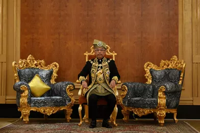 Le nouveau roi de Malaisie à Kuala Lumpur, le 30 juillet 2019