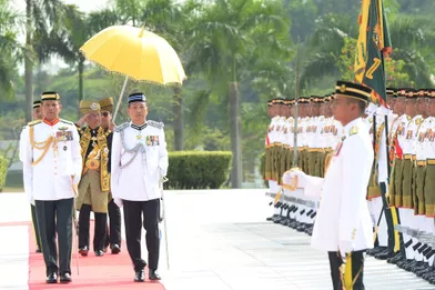 Le nouveau roi de Malaisie à Kuala Lumpur, le 30 juillet 2019