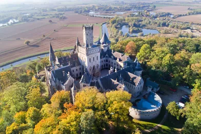 Le château de Marienburg en Allemagne, fief des Hanovre, le 11 octobre 2018