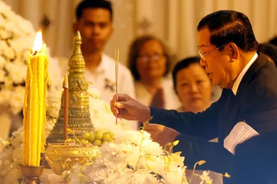Le Premier ministre du Cambodge Hun Sen, à Phnom Penh le 20 novembre 2019