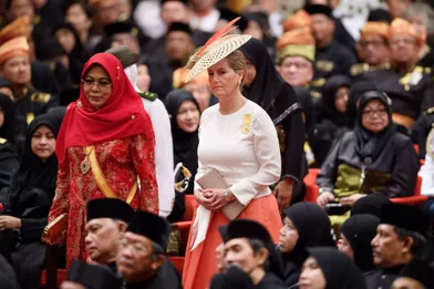 La comtesse Sophie de Wessex au Sultanat de Brunei, le 5 octobre 2017