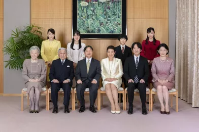 La famille impériale du Japon à Tokyo le 12 décembre 2019. Photo diffusée le 1er janvier 2020