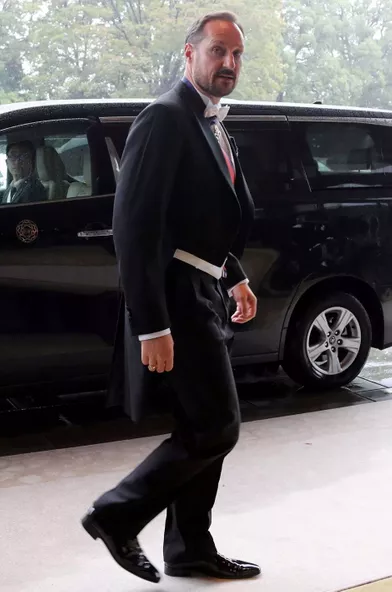 Le prince héritier Haakon de Norvège à Tokyo, le 22 octobre 2019