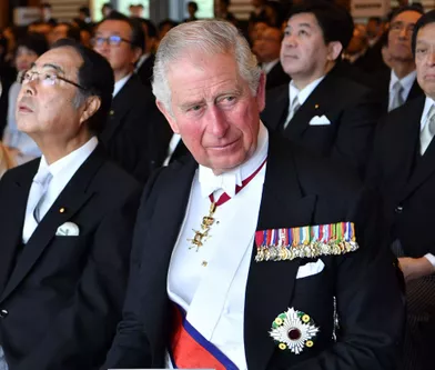 Le prince Charles d'Angleterre à Tokyo, le 22 octobre 2019