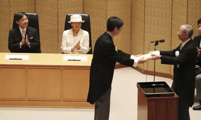 L'impératrice Masako et l'empereur Naruhito du Japon à Tokyo, le 17 juin 2019