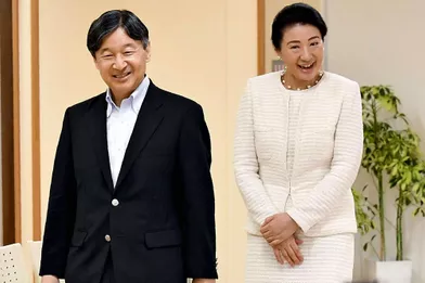 L'impératrice Masako et l'empereur Naruhito du Japon à Tokyo, le 21 juin 2019