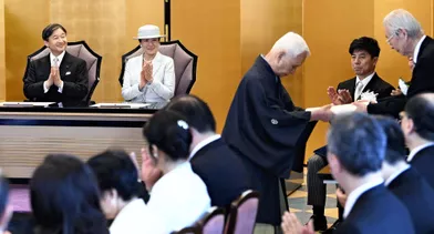 L'impératrice Masako et l'empereur Naruhito du Japon à Tokyo, le 24 juin 2019