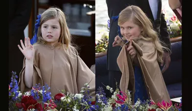 Pays-Bas: les petites princesses si fières de leur papa