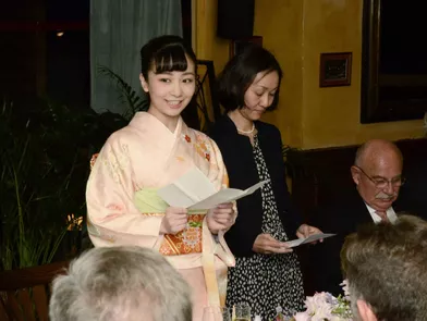 La princesse Kako du Japon à Budapest, le 21 septembre 2019