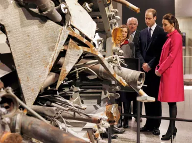 Le prince William et Kate Middleton visitent le Musée national du 11-Septembre à New York, le 9 décembre 2014