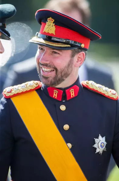 Le prince Guillaume de Luxembourg à Sandhurst, le 11 août 2017