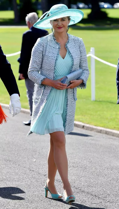 La princesse Stéphanie de Luxembourg à Sandhurst, le 11 août 2017