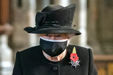La reine Elizabeth II d'Angleterre, le 4 novembre 2020