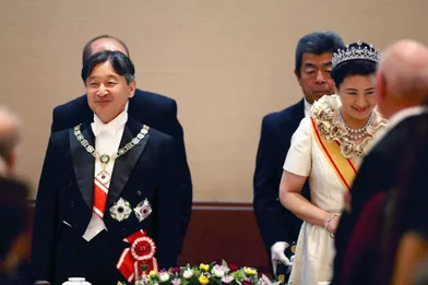 Le banquet de l'intronisation de l'empereur Naruhito du Japon à Tokyo, le 22 octobre 2019