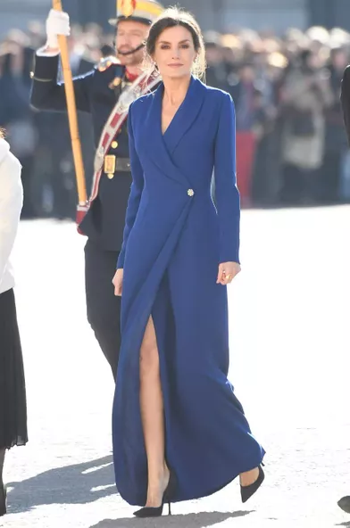 La reine Letizia d'Espagne, le 6 janvier 2020