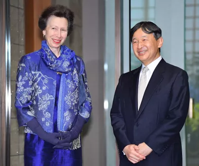 La princesse Anne d'Angleterre et l'empereur Naruhito du Japon (ici le 11 octobre 2019) vont respectivement fêter leurs 70 ans et 60 ans en 2020