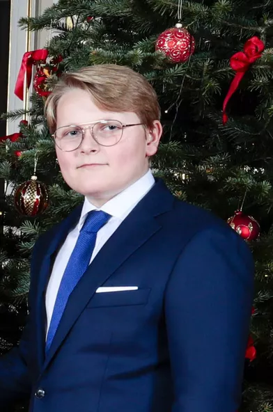 Le prince Sverre Magnus de Norvège (ici le 16 décembre 2019) va fêter ses 15 ans en 2020