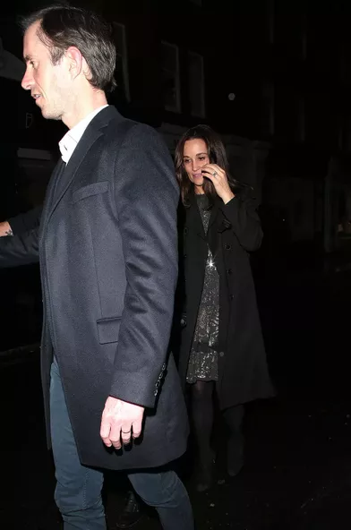 James Matthews et Pippa Middleton à Londres en décembre 2019