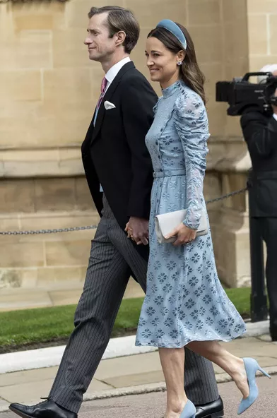 James Matthews et Pippa Middleton au mariage deLady Gabriella Windsor et Thomas Kingston à Windsor en mai 2019