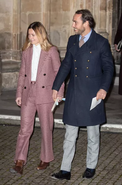 Alizée et James Middleton à Londres le 8 décembre 2021