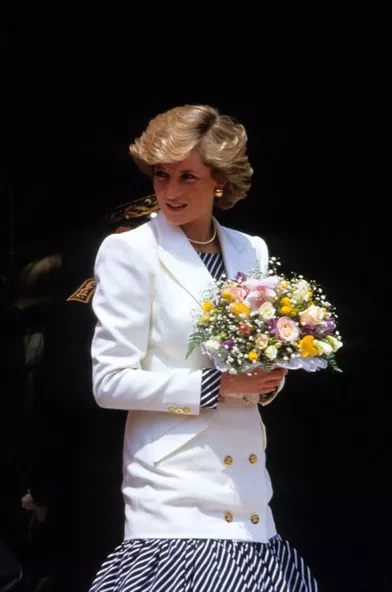 Lady Diana au Festival de Cannes, le 15 mai 1987