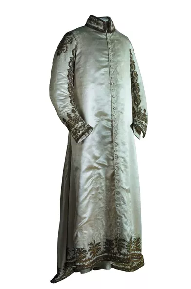 Tunique de l'Empereur pour le sacre. Musée Napoléon Ier au château de Fontainebleau