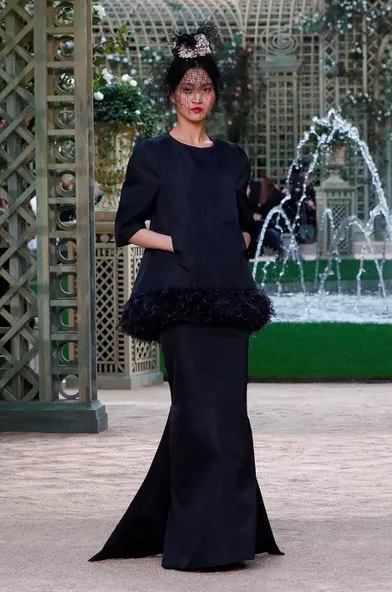 Le défilé Haute Couture de Chanel, présenté à Paris le 23 janvier 2018.