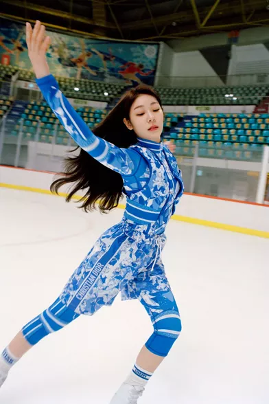 La patineuse artistique coréenne et championne olympiqueYuna Kim.
