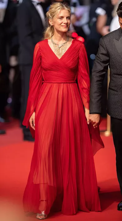 Mélanie Laurent en Dior le 10 juillet 2021.