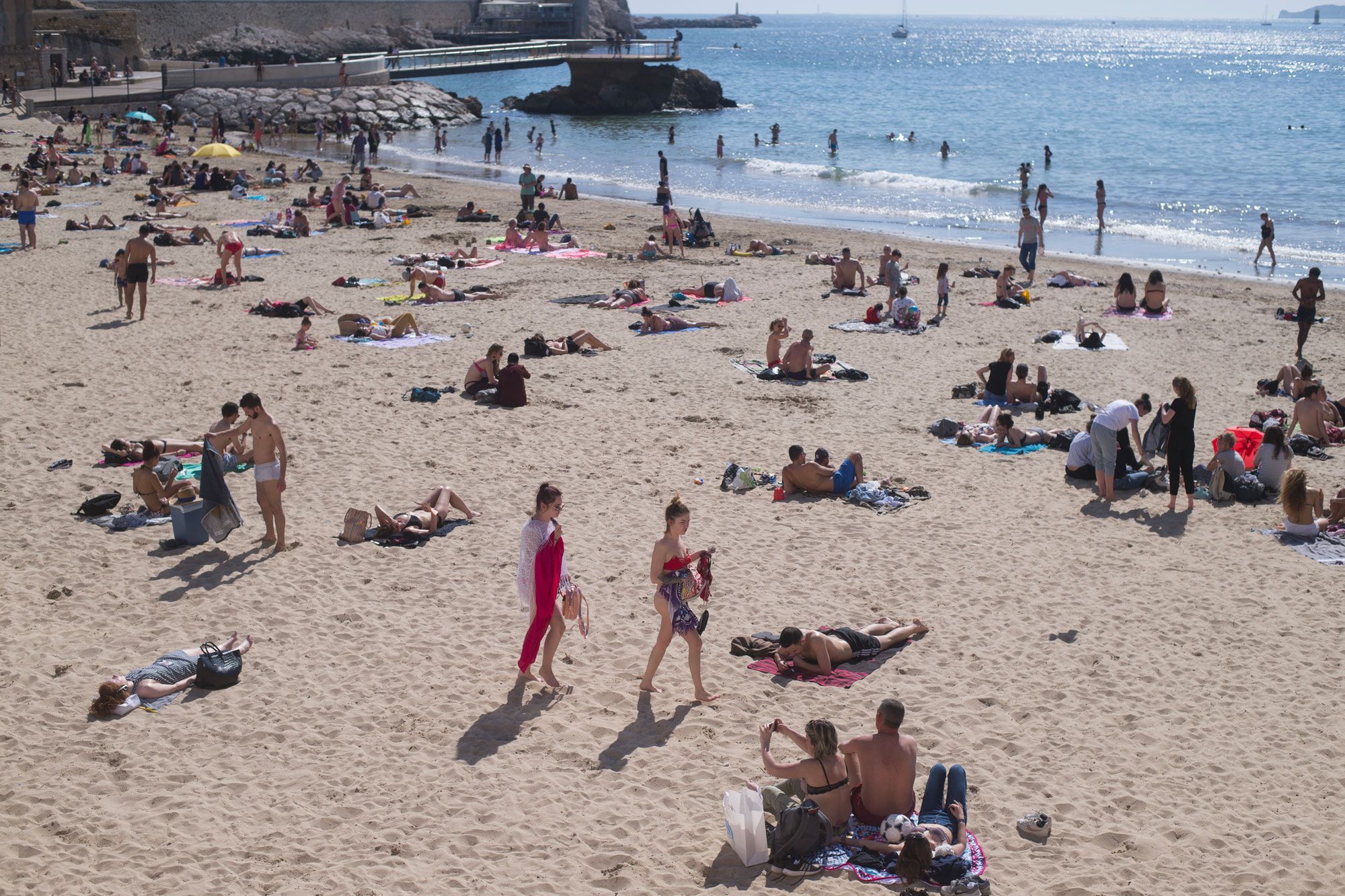 Marseille Fermeture De La Plage Des Catalans Destimed