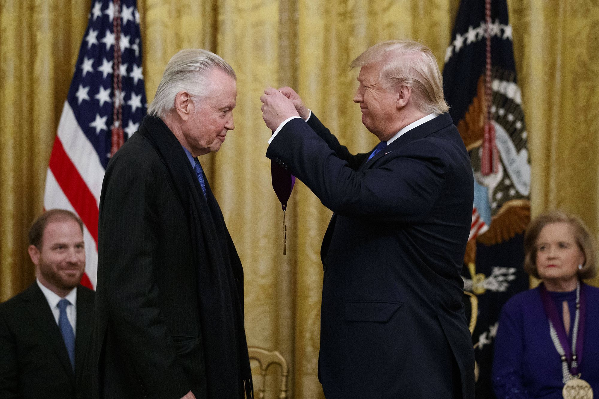 Image result for president trump jon voight angelina jolie"