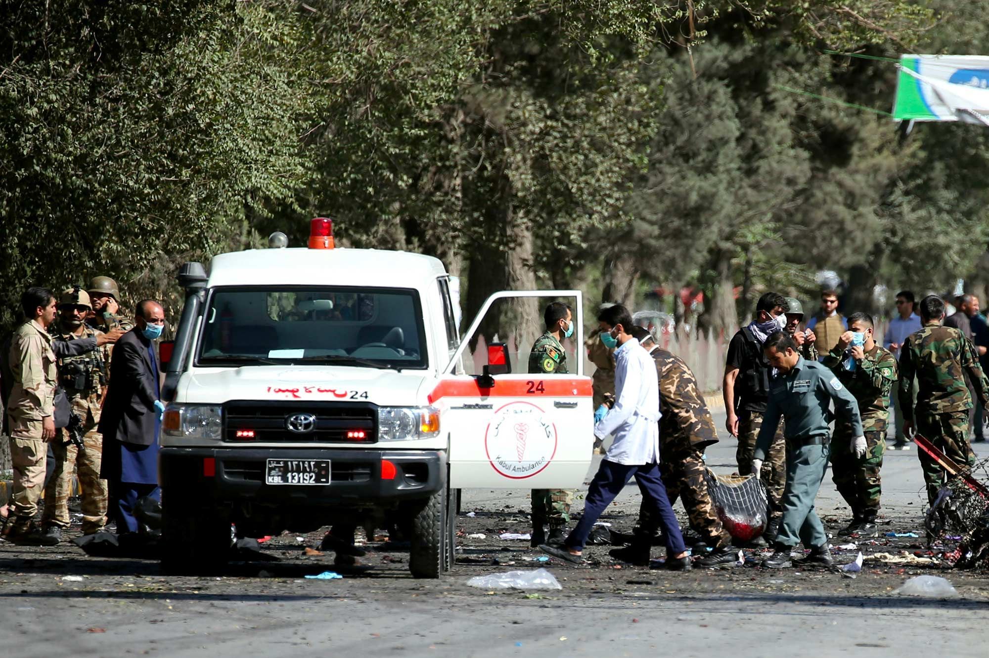 Double Attentat Pendant La Campagne Electorale En Afghanistan Au Moins 48 Morts