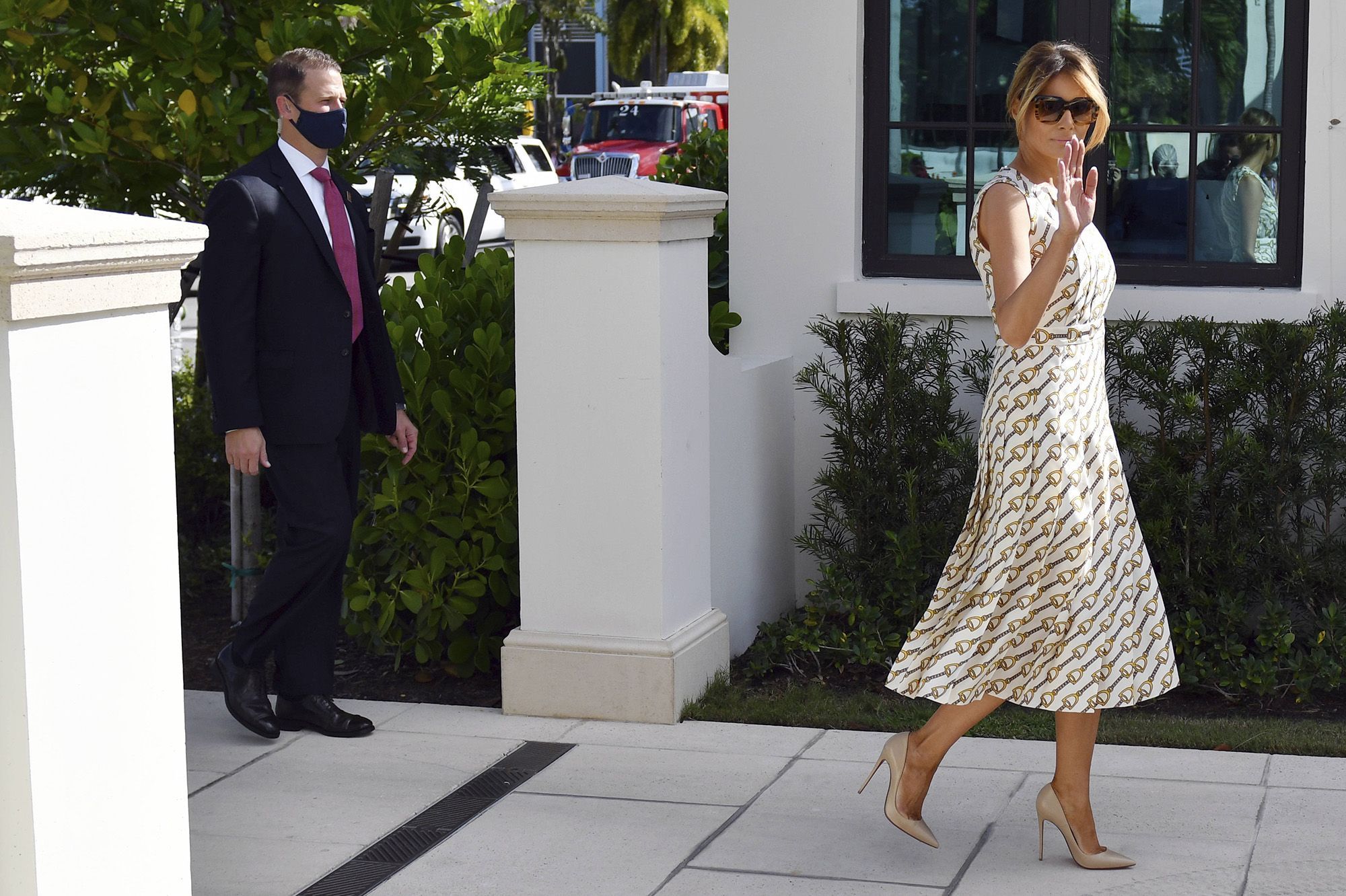 melania in gucci