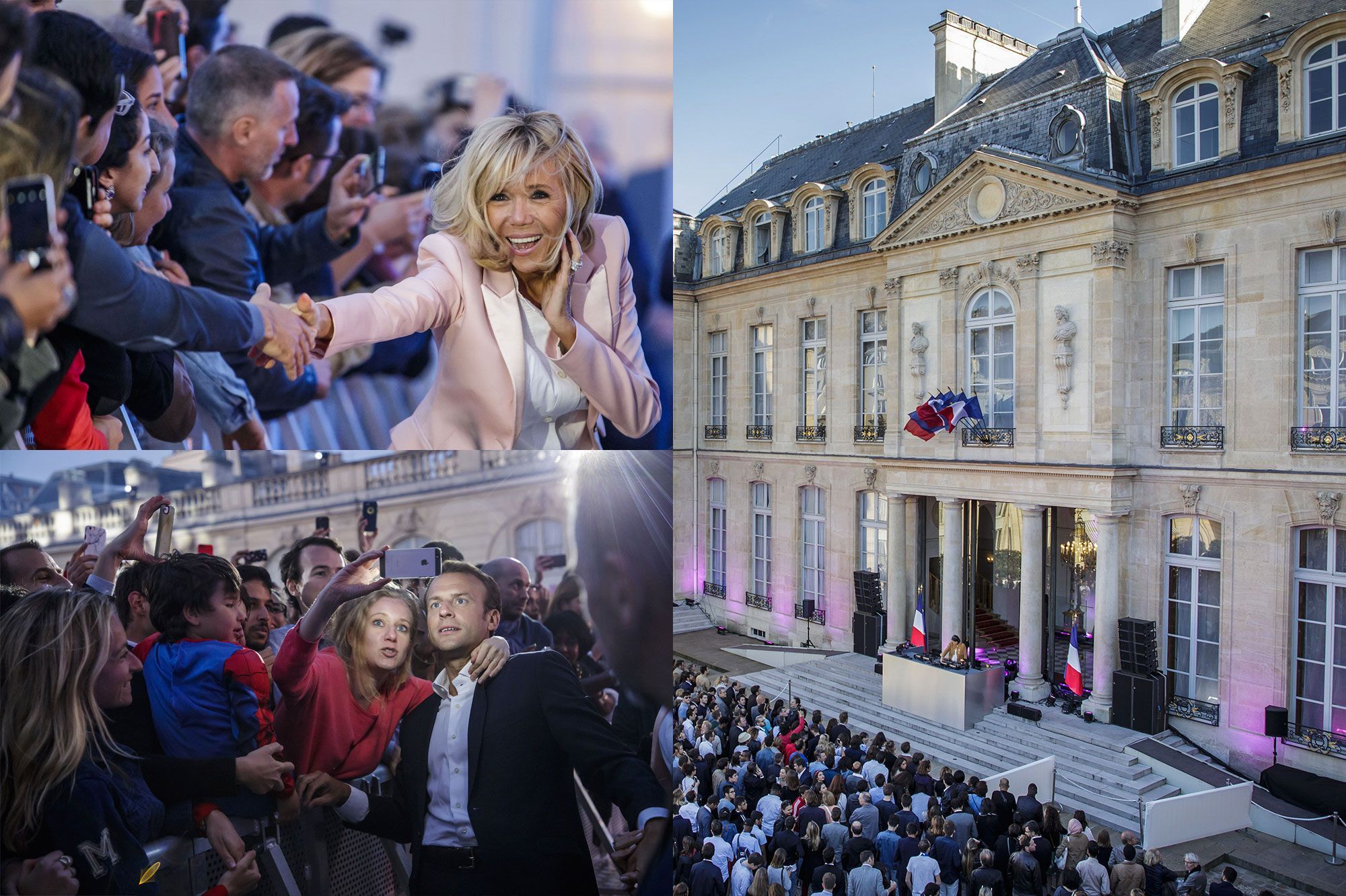 L Improbable Fete De La Musique D Emmanuel Et Brigitte Macron