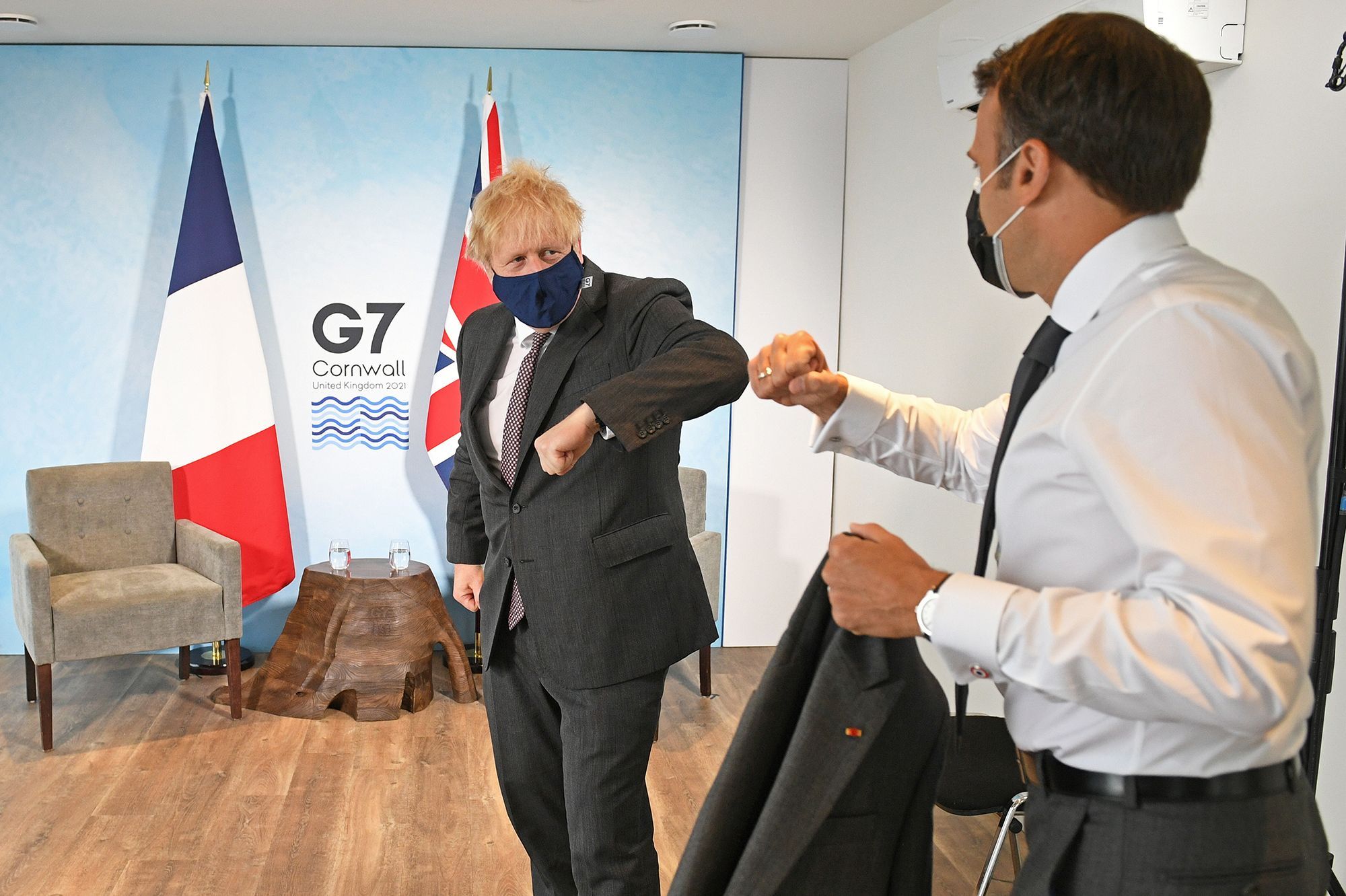G7: Macron demande à Johnson le respect de la &quot;parole donnée&quot; sur le Brexit