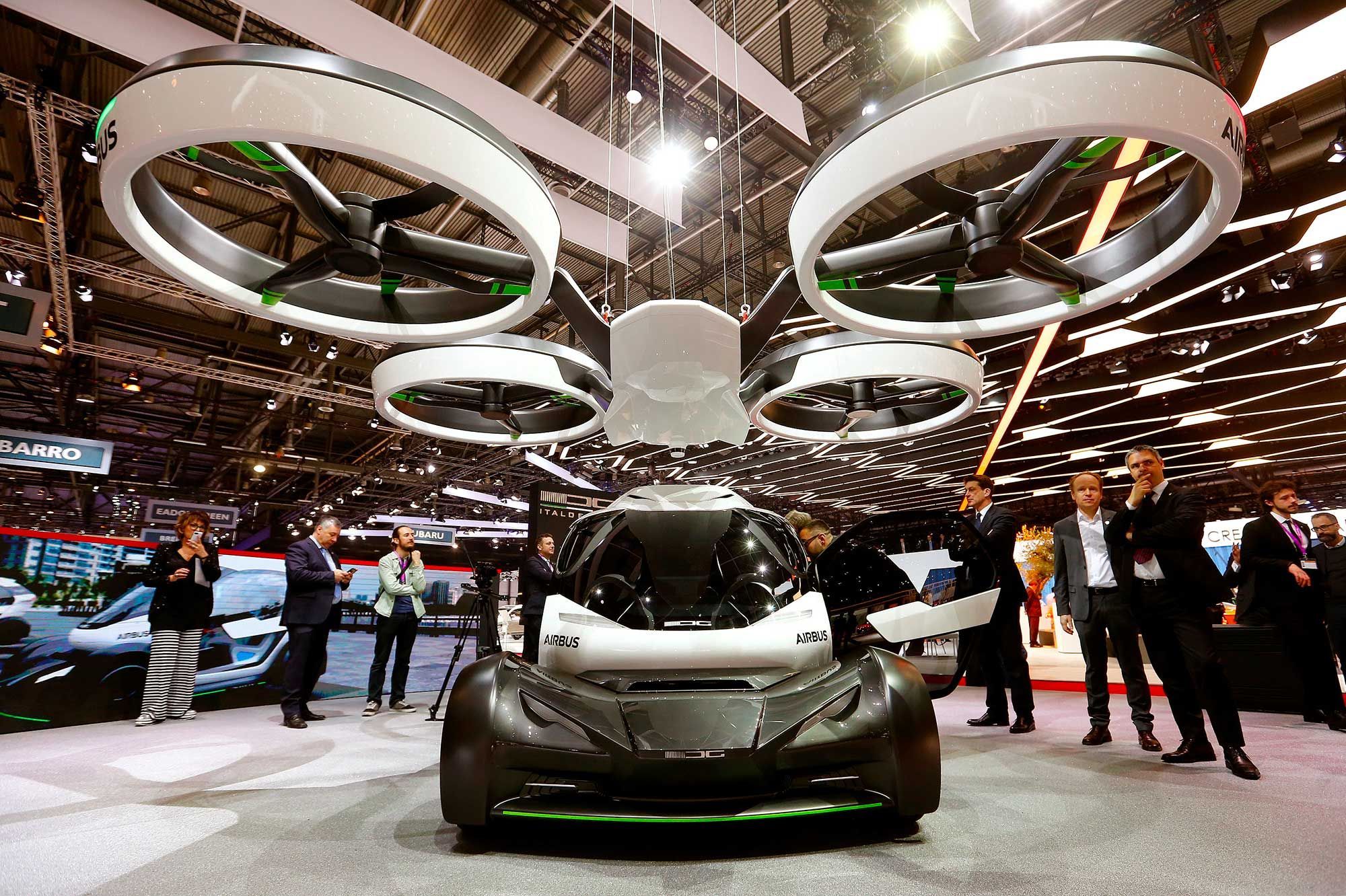 Airbus Devoile Son Premier Prototype De Voiture Volante Sans Pilote