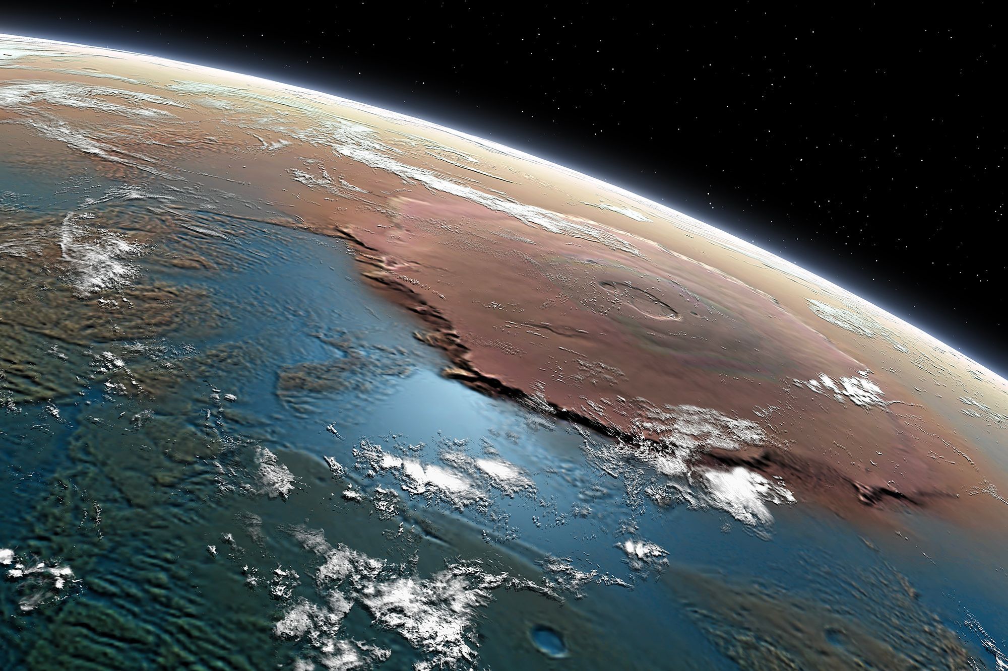 Leau Sur Mars Sest Volatilisée Il Y A 35 Milliards Dannées