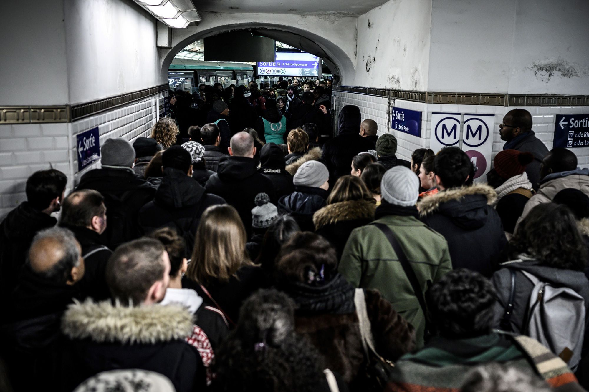 Greve metro paris