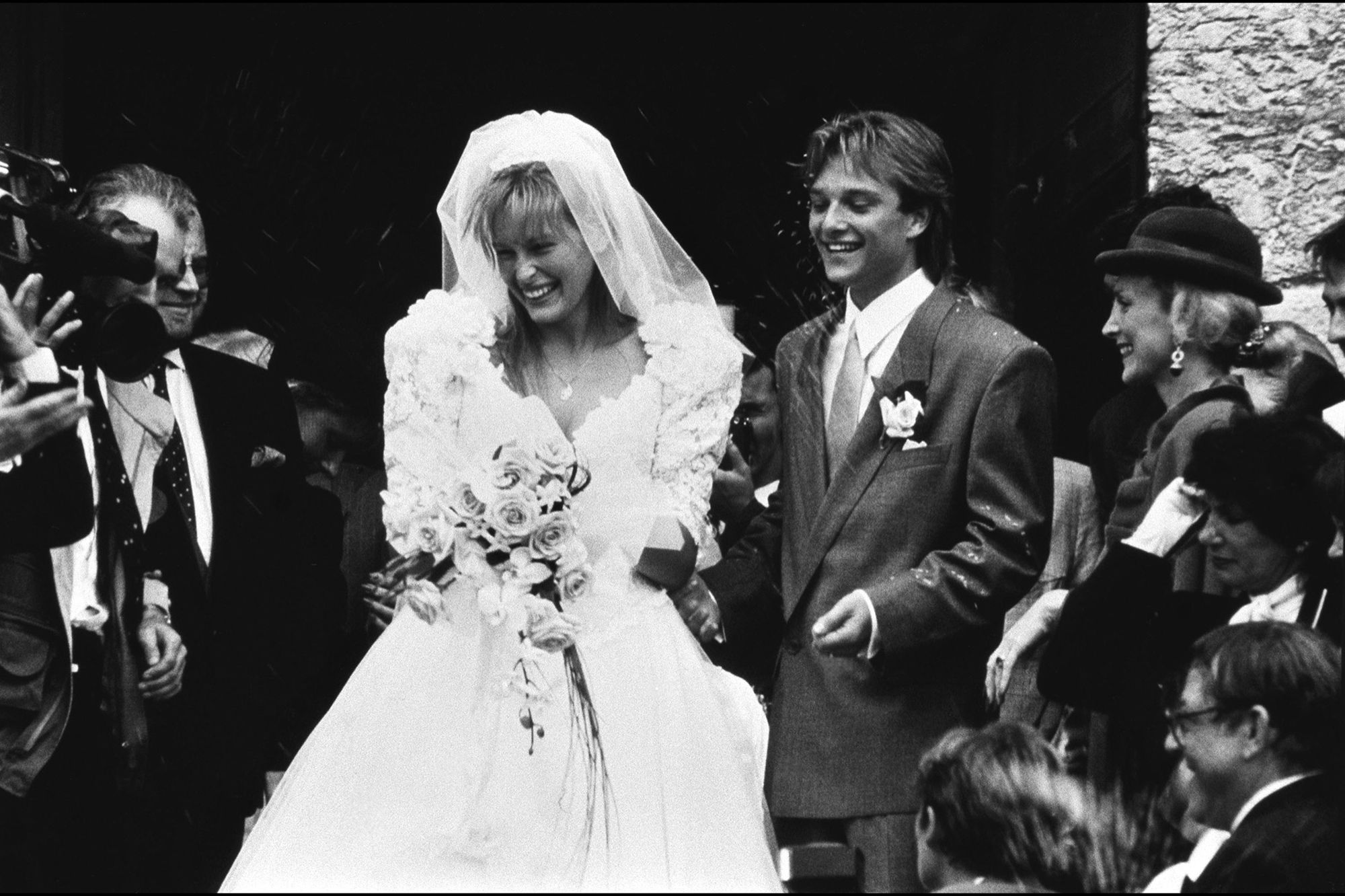 Il Y A 30 Ans Le Mariage D Estelle Et David Hallyday En Photos